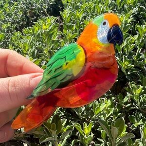 NEW parrot Hair Claw Clip
